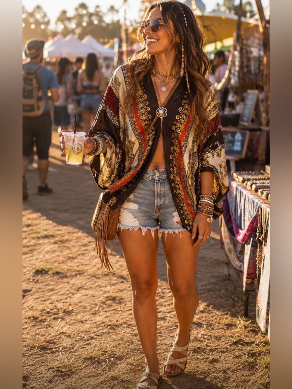 Boho Luxe Kimono Cardigan